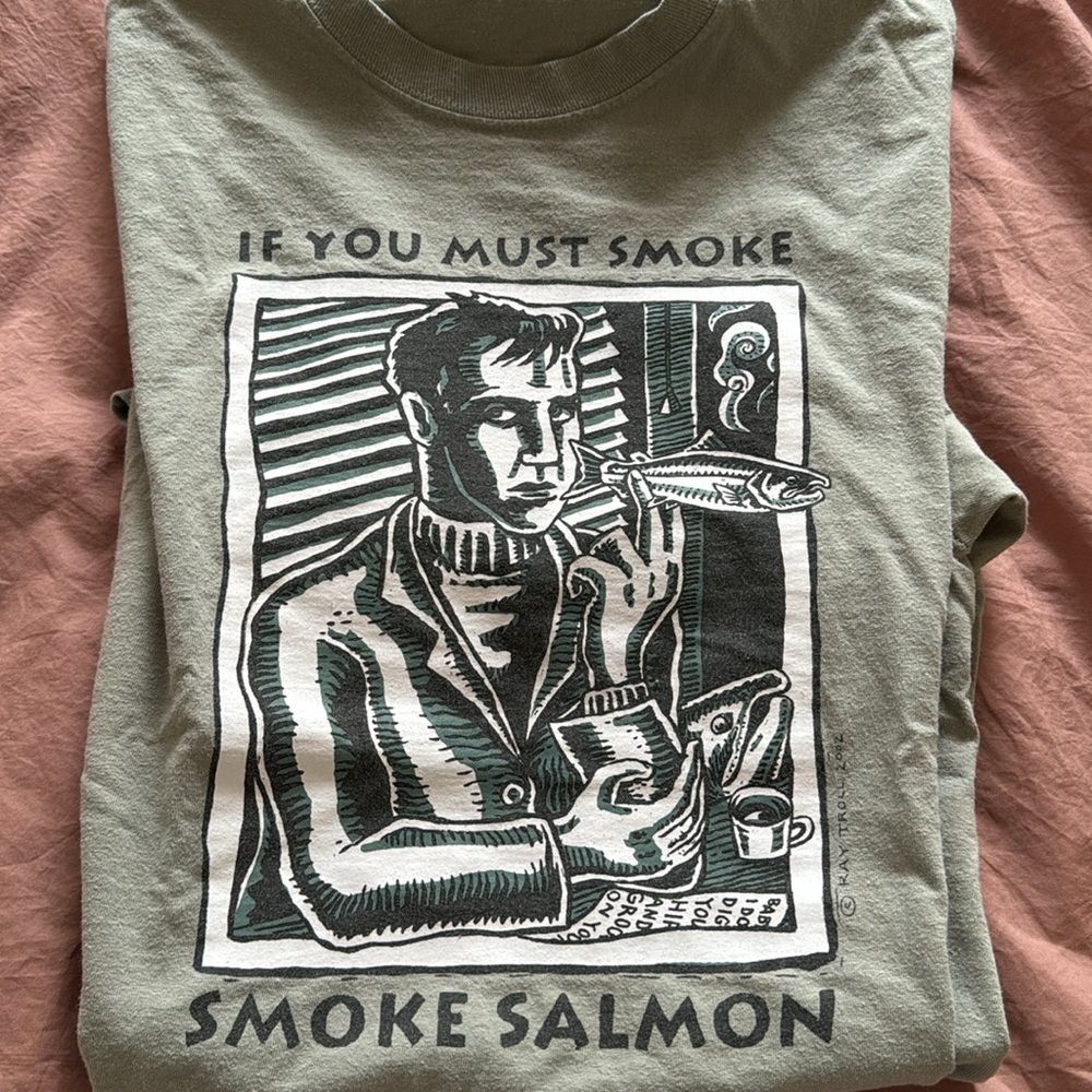 Ray Troll 2002 Smoke Salmon Tshirt